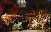George Hayter Trial of William Lord Russell in 1683, oil painting reproduction